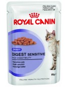 Royal Canin Digest Sensitive karma mokra w sosie dla kotów dorosłych, wrażliwy przewód pokarmowy saszetka 85g