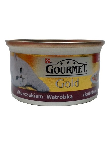 Gourmet Gold Kurczak i wątróbka w sosie 85g