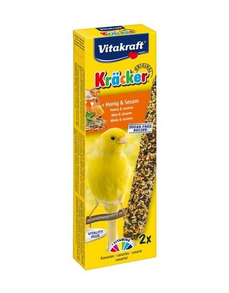 Vitakraft Kracker 2szt Kanarek Miód i sezam 60g [21247]